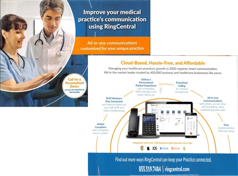 RingCentral direct mail example