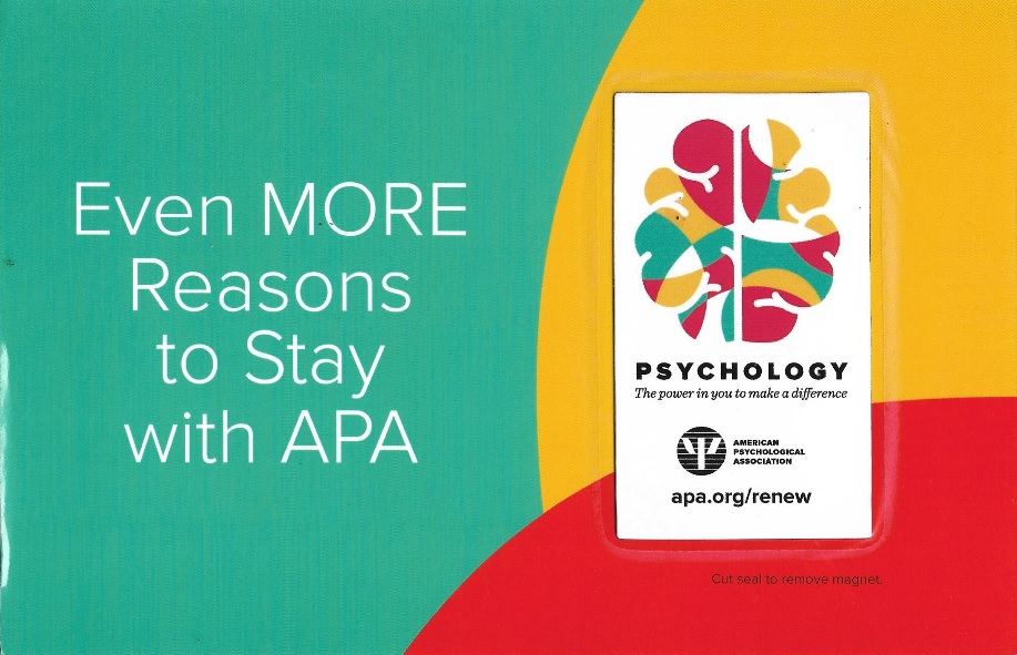 American Psychological Association direct mail example
