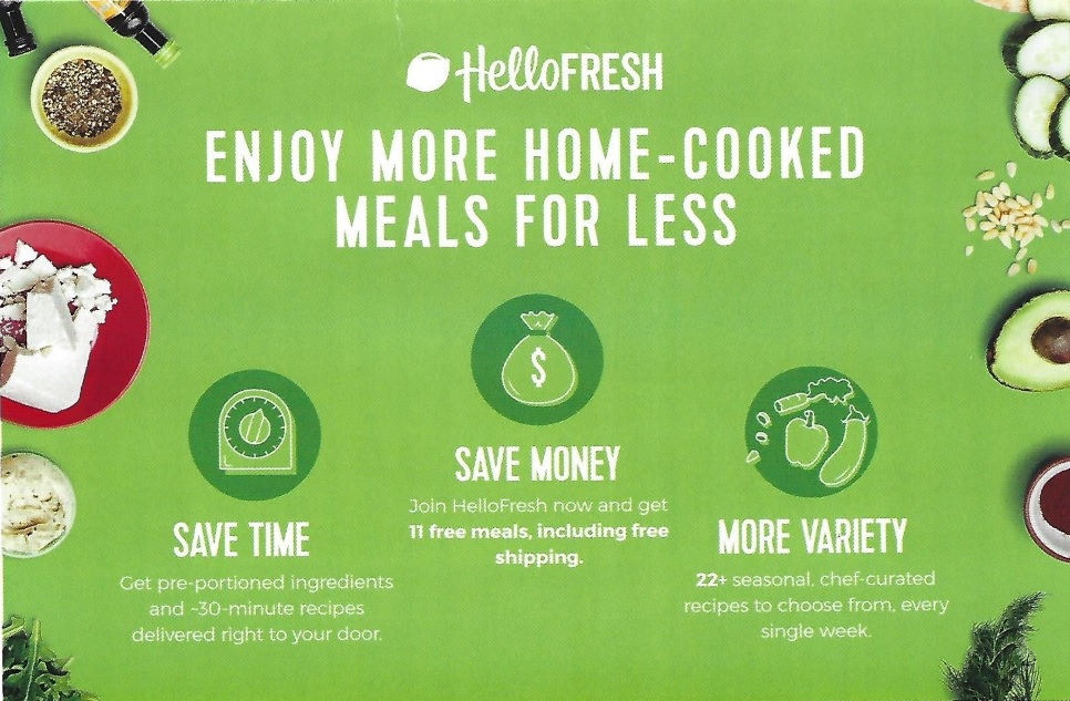 hello fresh direct mail example